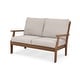 preview thumbnail 6 of 9, Trex Outdoor Furniture Yacht Club Deep Seating Loveseat Tree House / Dune Burlap