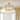 4-Light Industrial Glam Brass Drum Semi Flush Mount