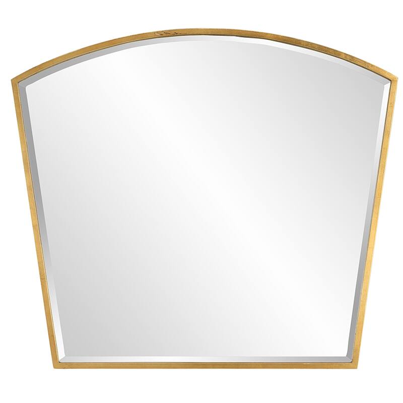 Uttermost 09910 Boundary 36" W x 31-5/8" H Arched Framed Bathroom - Antiqued Gold Leaf
