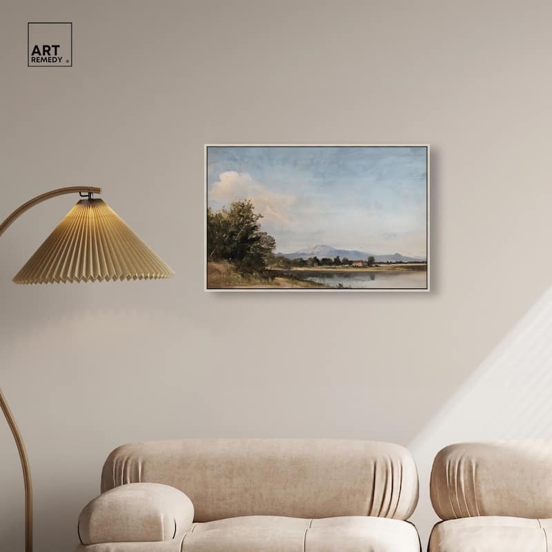 Hilltop Tower View III Canvas by Art Remedy