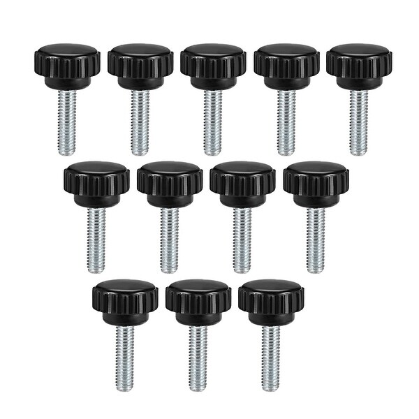 M6x20mm Male Thread Knurled Clamping Knobs Grip Thumb Screw M6x20mm Male Thread Knurled Clamping Knobs Grip Thumb Screw
