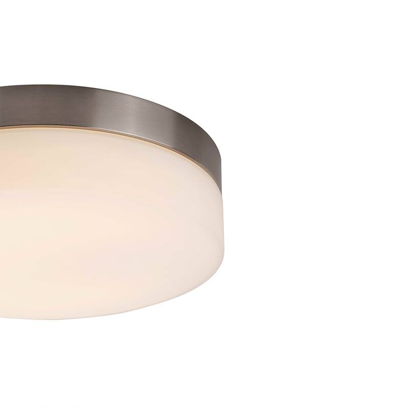 LED Flush Mount Ceiling light in Brushed Nickel