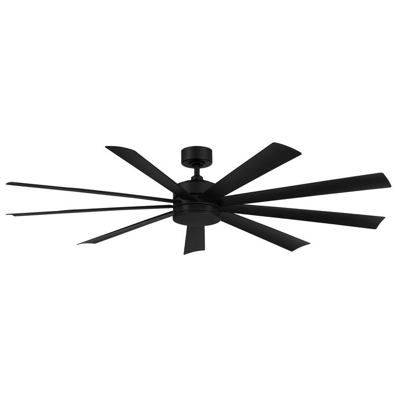 Wynd XL Indoor and Outdoor 9-Blade Smart Ceiling Fan 72in with 3000K LED Light Kit and Remote Control