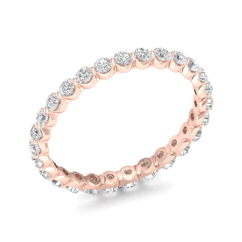 3/4ct TDW Diamond Eternity Wedding Band in 14K Gold for Women