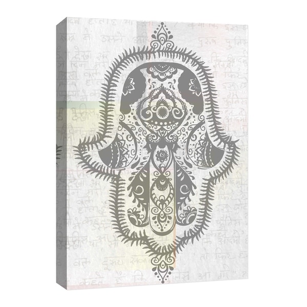 PTM Images 9-126773 PTM Canvas Collection 8" x 10" - "Meaning" Giclee Hamsa Art Print on Canvas