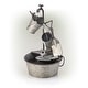preview thumbnail 9 of 10, Alpine Corporation 28" Tall Outdoor 3-Tier Metal Garden Tools Water Fountain