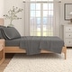 preview thumbnail 25 of 28, Linery & Co. Cotton Blend Double-Brushed Heathered Flannel Bed Sheet Set