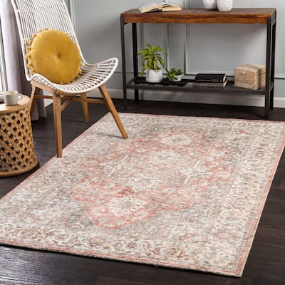 Quinne Traditional Wool/Viscose Handmade Area Rug