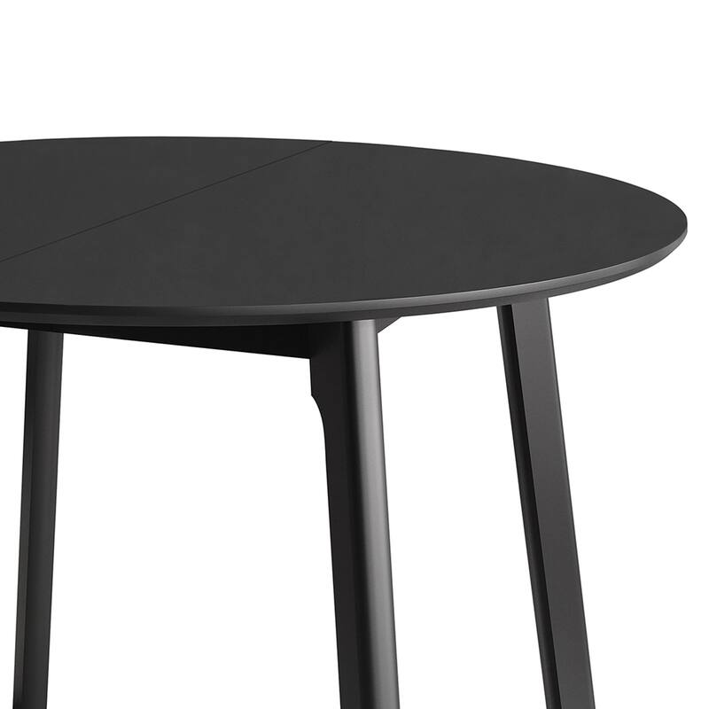 CraftPorch Classic 4-Piece Chair and Round Table Wooden Dining Set