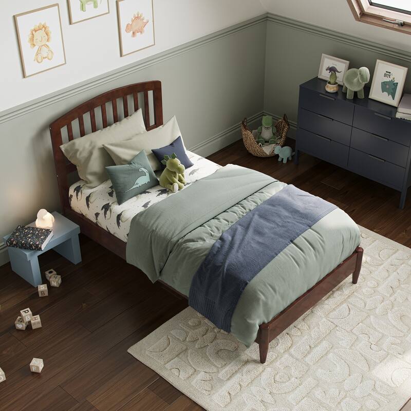 Quincy Solid Wood Low Profile Platform Bed