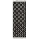 preview thumbnail 32 of 36, Livabliss Jada Moroccan Stripe Shag Area Rug Charcoal - 2'7" x 7'3" Runner