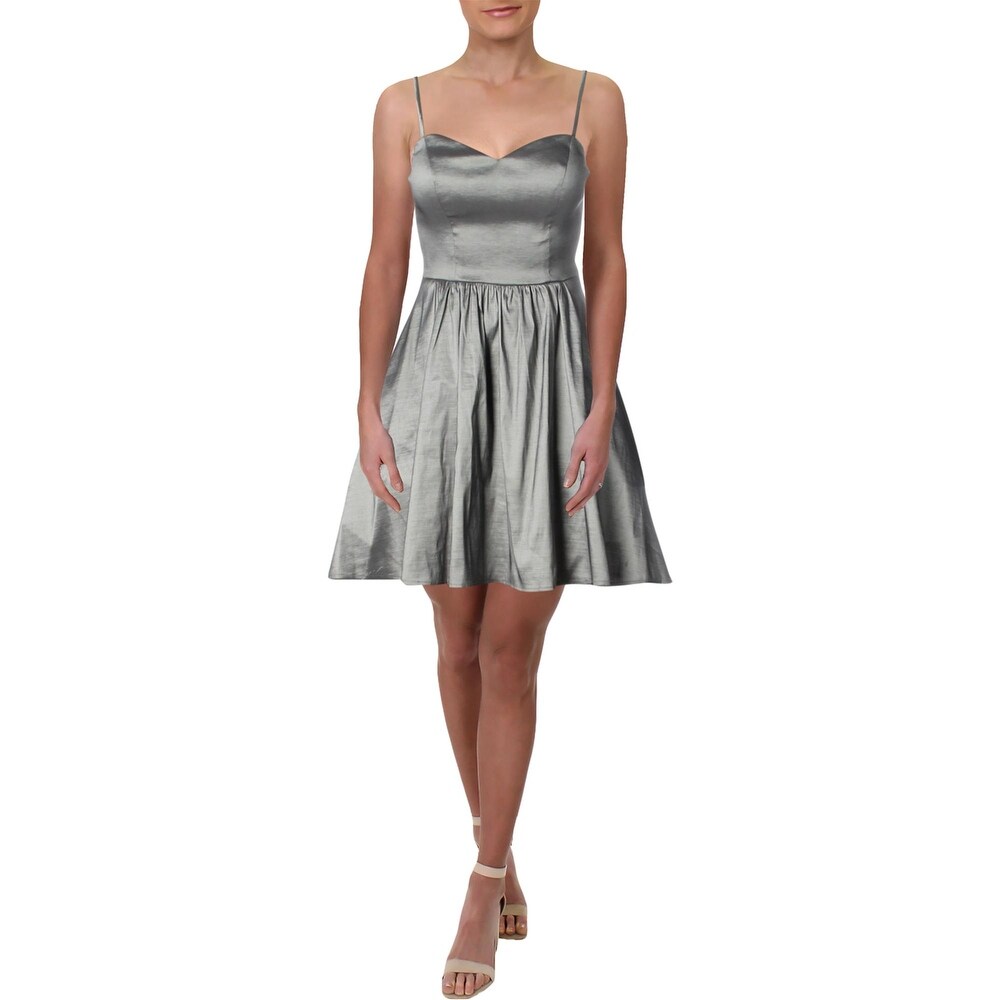 silver dress for teenager
