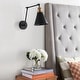 preview thumbnail 37 of 43, Elliot 7" Adjustable Arm Metal LED Wall Sconce, Chrome by JONATHAN Y