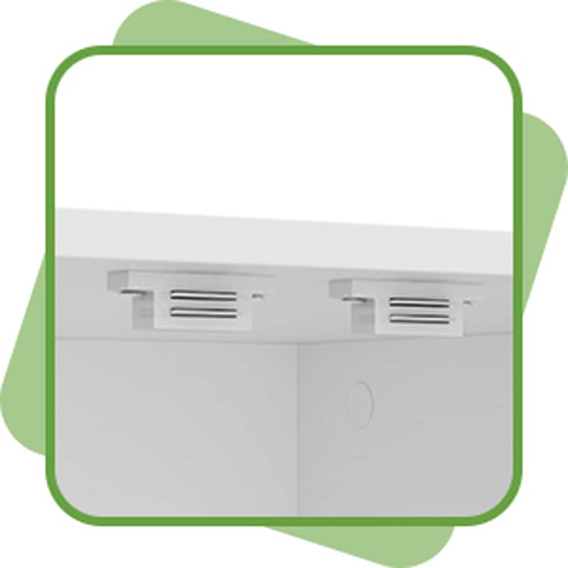 Elegant Dual-Cat Washroom Furniture Magnetic Door and Ventilation Hole
