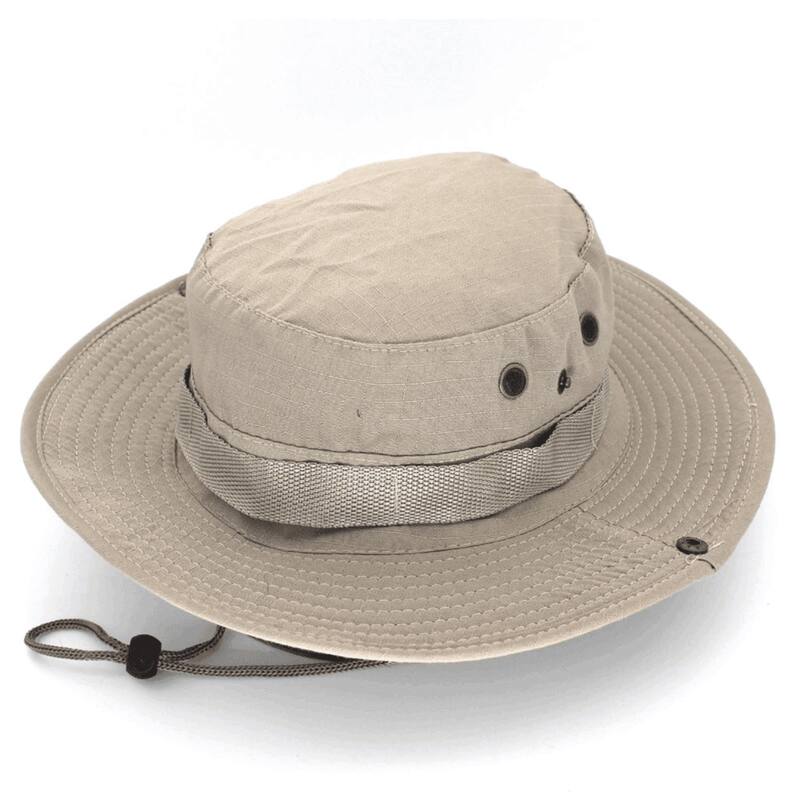 XGear Tactical Wide Brim Boonie Bucket Hat - Light Khaki