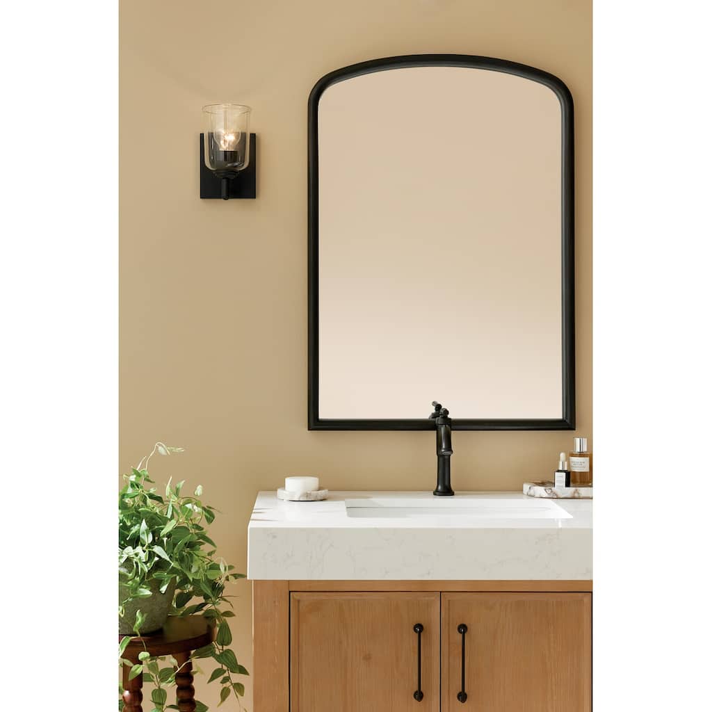 Kichler Lighting Shailene 1-Light Wall Sconce Light with Clear Glass