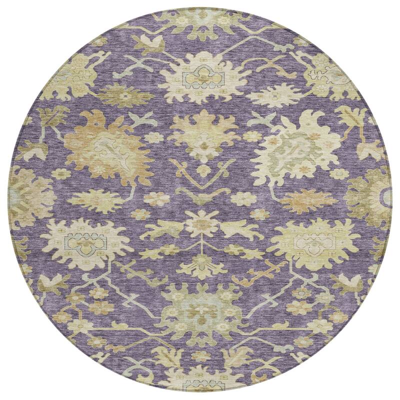 HomeRoots Floral Traditional Rectangle Outdoor Rug