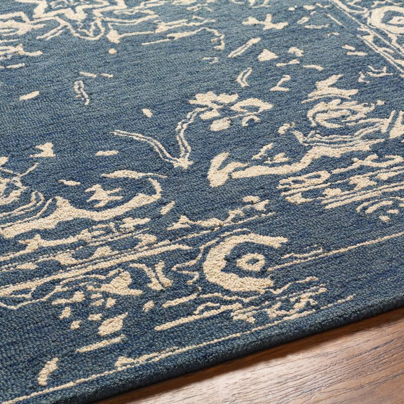 Bertio Handmade Distressed Oriental Wool Area Rug