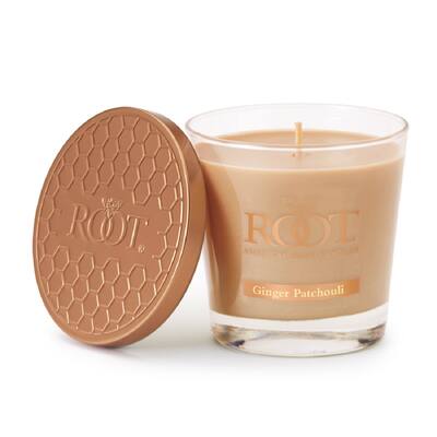 ROOT Candles Ginger Patchouli Scented 6.3 oz Small Veriglass Jar