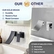 preview thumbnail 5 of 29, WOWOW Single Handle Wall Mounted Bathroom Basin Faucet