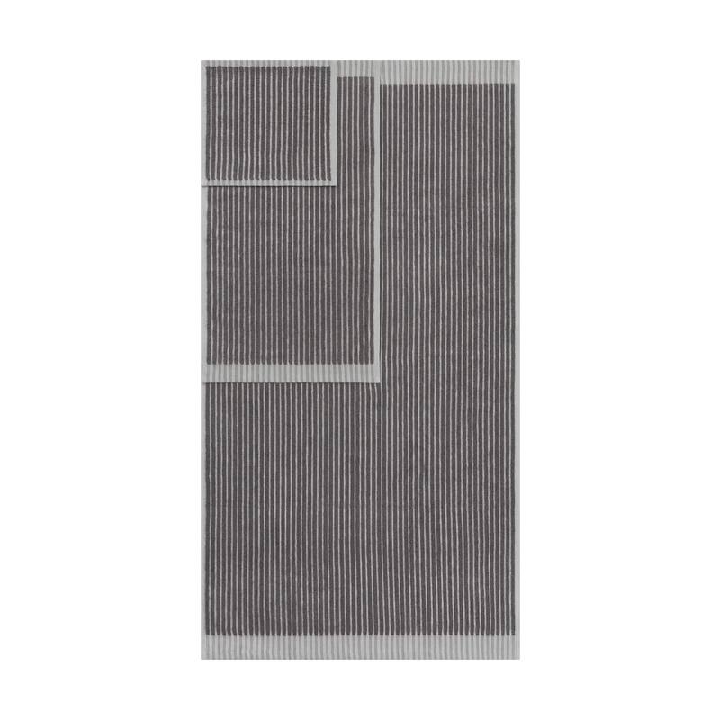 Martex Sculpted Stripe Tan Bath Towel