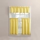 preview thumbnail 15 of 66, No. 918 Martine Microfiber Semi-Sheer Rod Pocket Kitchen Curtain Valance and Tiers Set