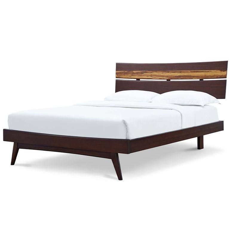 Sarah 4pc King Platform Bedroom Set with Dresser in Golden