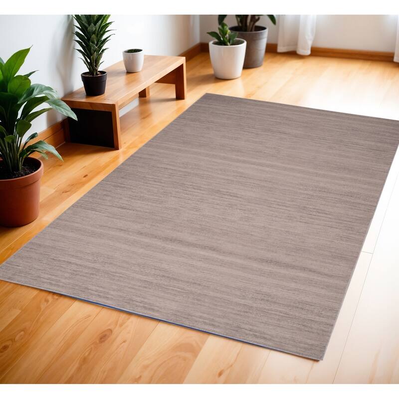 Geyu Power Loomed Abstract Modern Low Pile Area Rug By HomeRoots - 72' X '48' X '0.25 - 72' X '48' X '0.25 - Gray - Rectangle