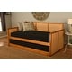 preview thumbnail 14 of 24, Somette Abaco Daybed with Pop-Up in Honey Includes Mattresses