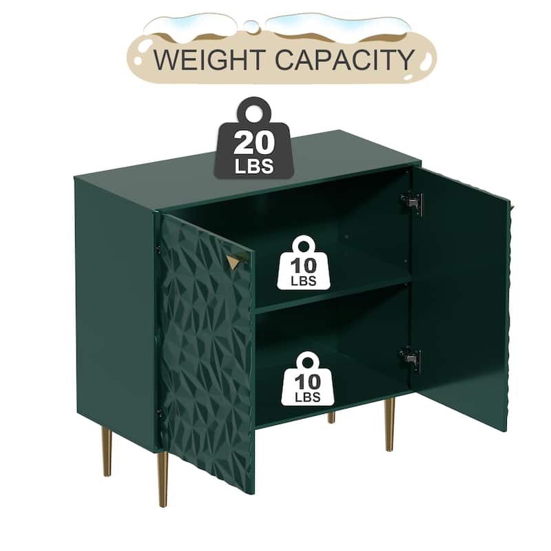Clihome 2 Door Locker Storage Accent Cabinet