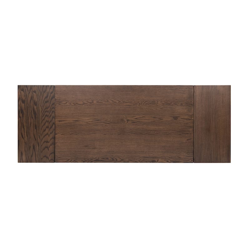 Jennifer Taylor Home Capri Solid Red Oak Wood Extendable Leaf Dining Table