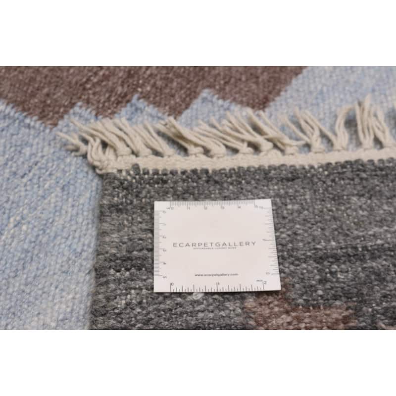 Ankara Denim Blue Kilim 5'3" x 8'1" - 5'3 x 8'1