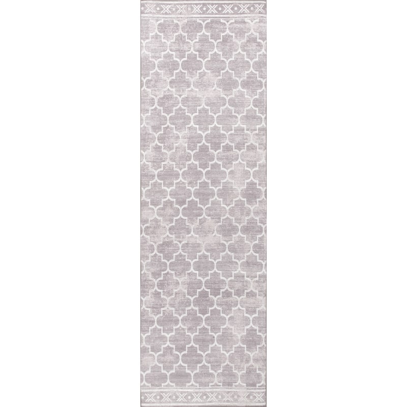 Nuloom Maribel Geometric Machine Washable Indoor/Outdoor Area Rug