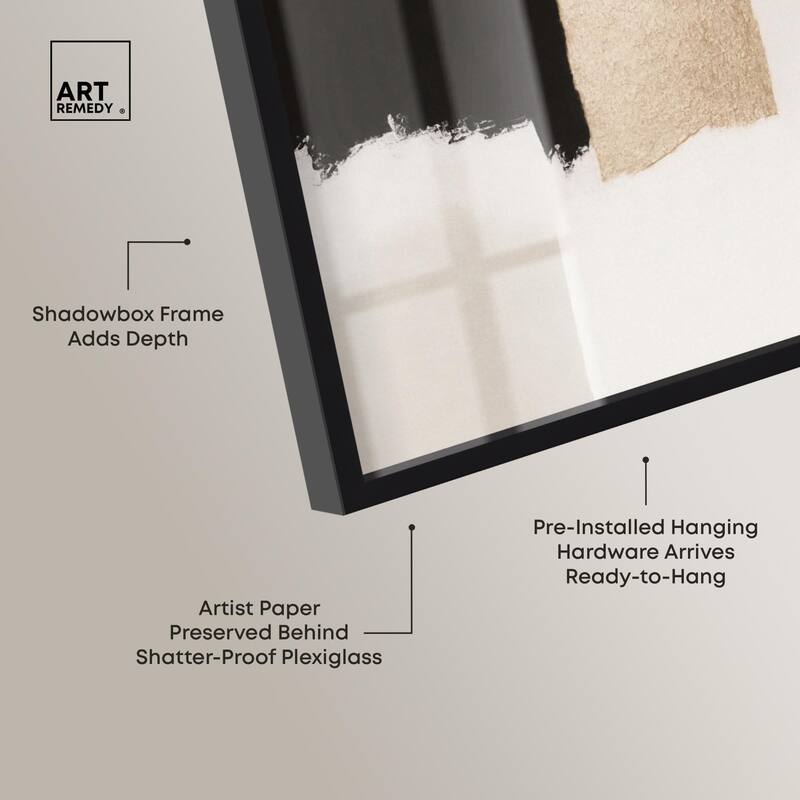 Earth and Ink II Shadowbox by Art Remedy