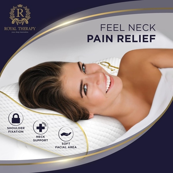 Royal Therapy Memory Foam Pillow for Neck Shoulder Support On Sale Bed Bath Beyond 36103193