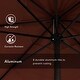 preview thumbnail 78 of 143, North Bend 9-foot Round Auto-tilt, Bronze Finish, Sunbrella Patio Umbrella by Havenside Home