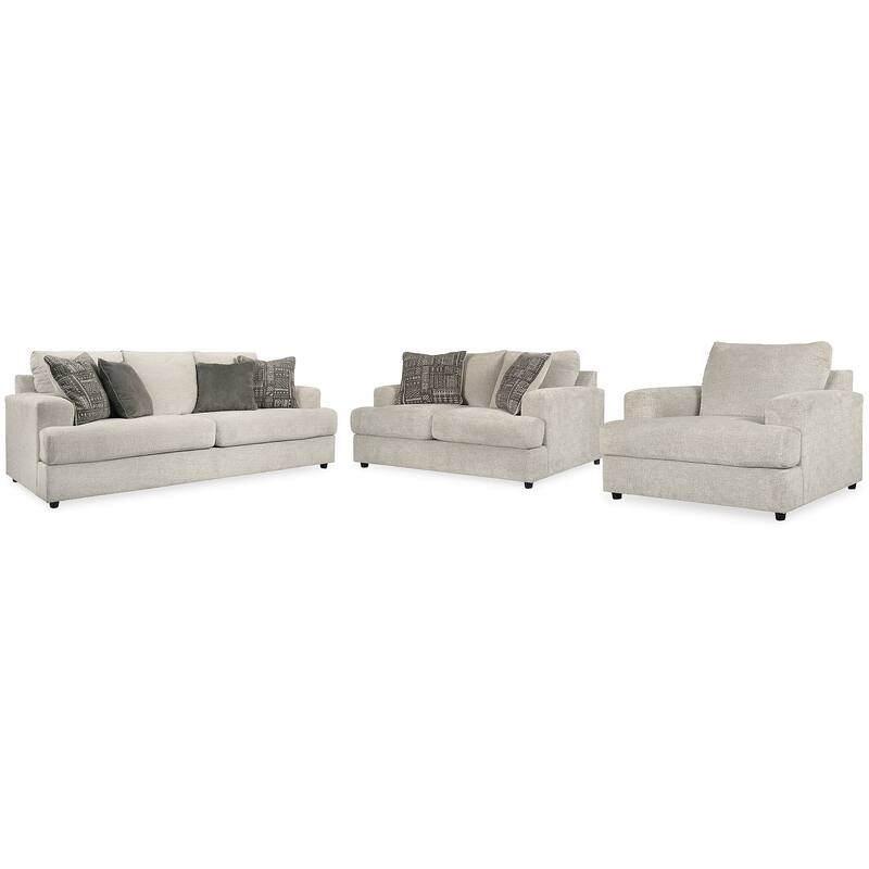 Signature Design by Ashley Soletren White 3-Piece Upholstery Package - 96" W x 40" D x 39" H