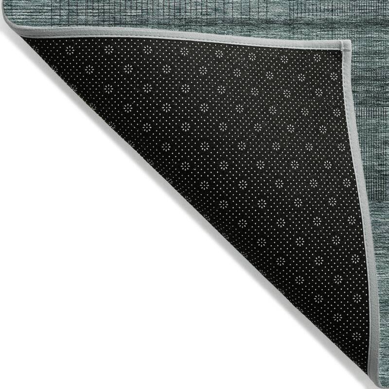 HomeRoots Striped Transitional Rectangle Outdoor Rug