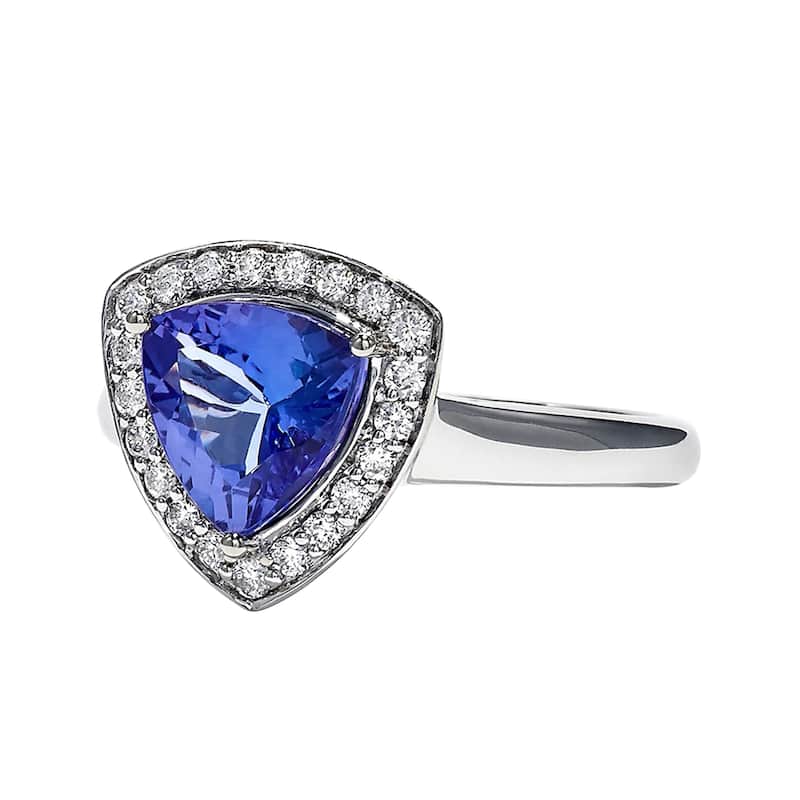 EFFY 14K Gold Diamond Tanzanite Ring