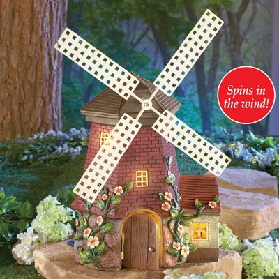 Shop Decorative Light Up Garden Windmill Overstock 12138804