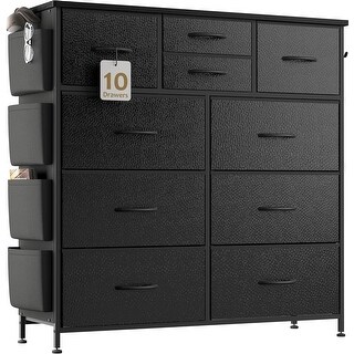 10 Drawer Dresser Closet Storage Tower Organizer Unit for Bedroom