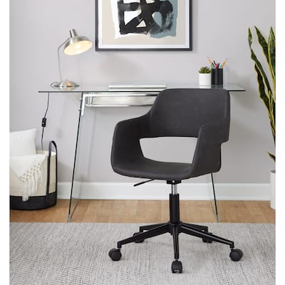 Carson Carrington Vallen Adjustable Task Chair with 5-Star Base