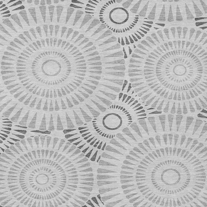 HomeRoots Geometric Transitional Rectangle Outdoor Rug