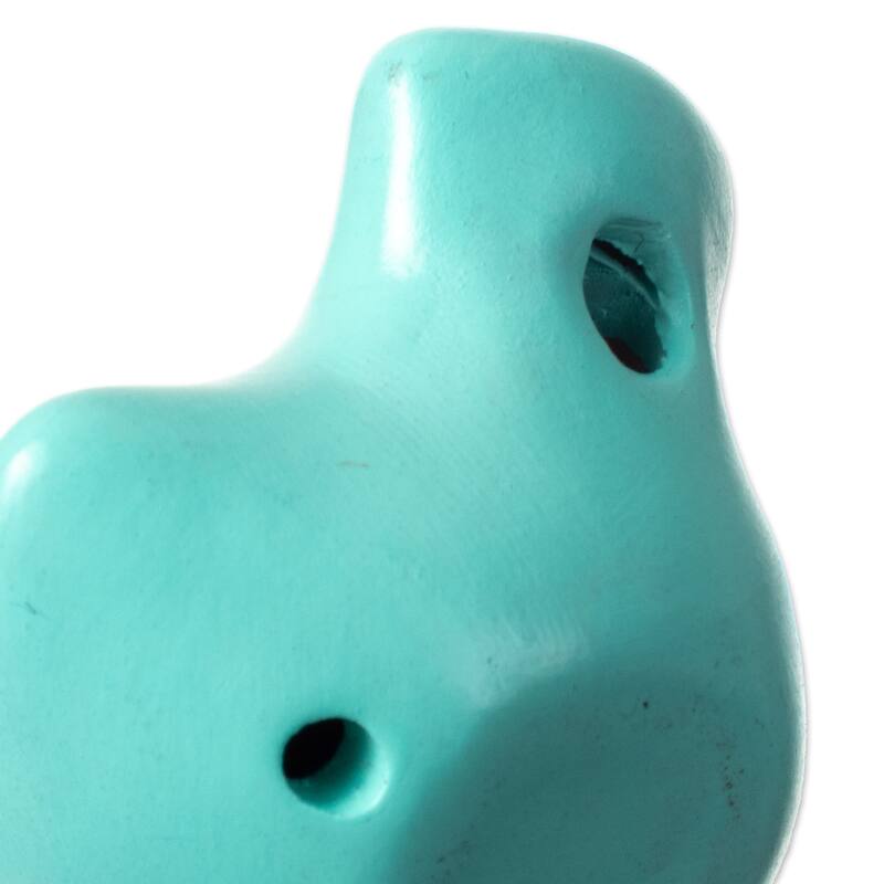 Novica Handmade Night Chant Ceramic Ocarinas (2 Pieces)