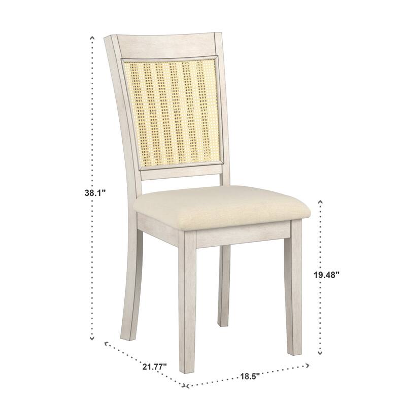 Plaga Cane Accent 3-Piece Dining Set by iNSPIRE Q Classic