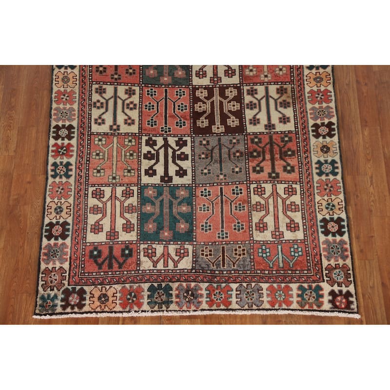 Garden Design Bakhtiari Persian Vintage Runner Rug - 4'5"x 8'11"