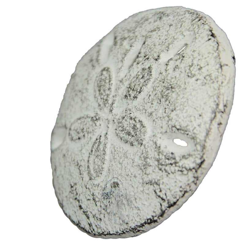 Antique Finish Sand Dollar Drawer Pulls - 6-Piece Set - 2.25 X 2.25 X 1 inches