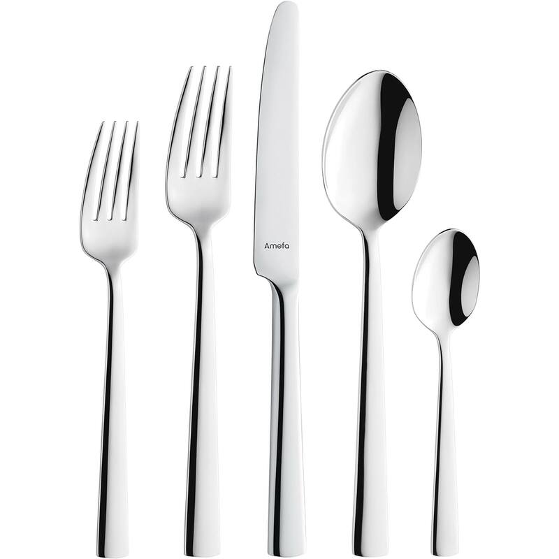 Amefa Moderno 20 Piece 18/10 Stainless Steel Flatware Set