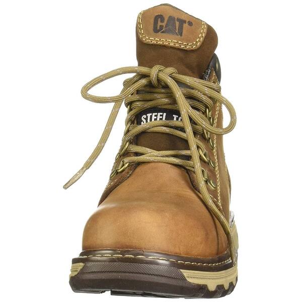Shop Caterpillar Women S Ellie Steel Toe Dark Beige Work Boot