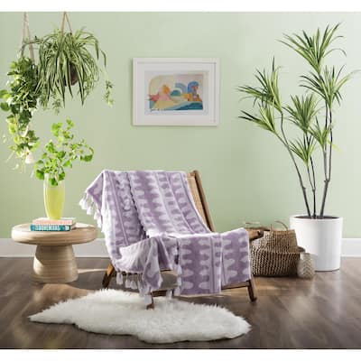 Himaya Woven Throw Blanket with Tassels by Jungalow